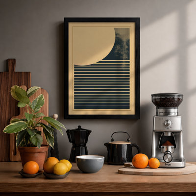 Forest In Stripes Minimalist - Print