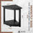 Alandis 17.9'' W Solid Wood Corner Shower Bench-1772996912