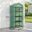 Outsunny 4 Tiers Mini Portable Greenhouse Compact 165H x 69L x 50W cm Green
