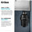  KRAUS WasteGuard 1 HP Continuous Feed Garbage Disposal with Ultra-Quiet Motor for Kitchen Sinks with Power Cord and Flange Included