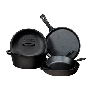 10 Best Cast Iron Cookware Sets in 2018 - Cast Iron Pots, Pans and Skillets