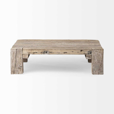 Table basse en bois massif Pettigrew