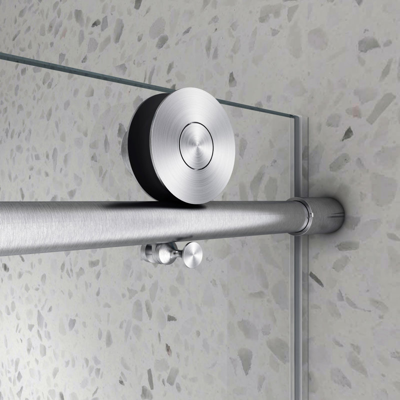 Porte de douche 5476 - Acier inoxydable 304, nettoyage Nano, fermeture douce et revêtement de protection réglable - résistant