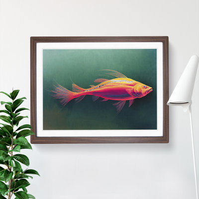 XH1022-6485X Otherworldly Fish - Single Picture Frame Print