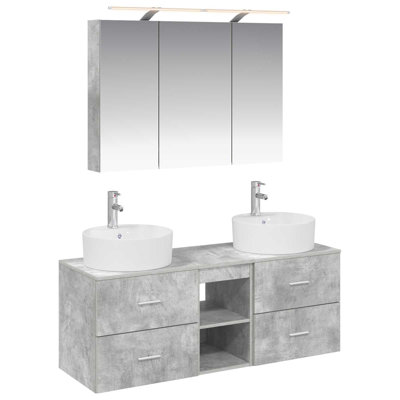 Vanity & Mirror Set