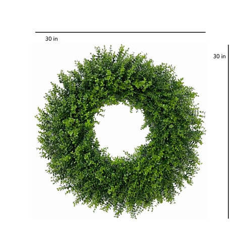 30" Artificial Boxwood Wreath