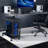 84.6cm H x 64cm W CPU Holder with Wheels