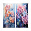 Hortensias bleus et mauves - ensemble de salon art mural 2 hortensias-102578227-102578230