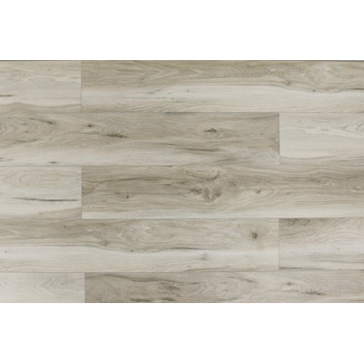 Planche en vinyle 7 "x 60" x 7mm Hickory Click SPC Lock