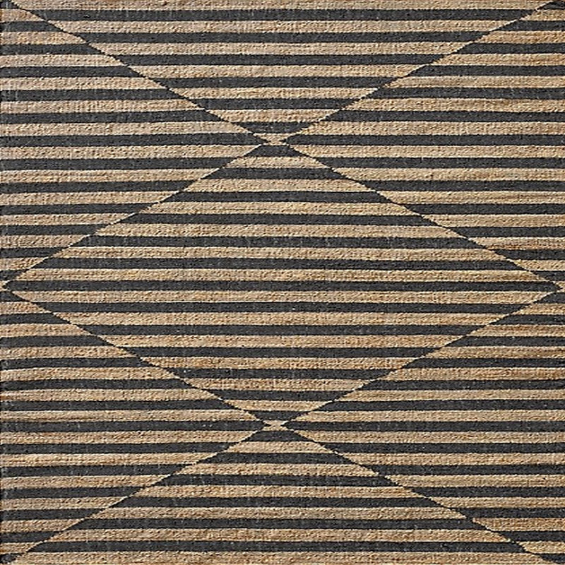 Kraker Striped Indoor Rug, Square 4'