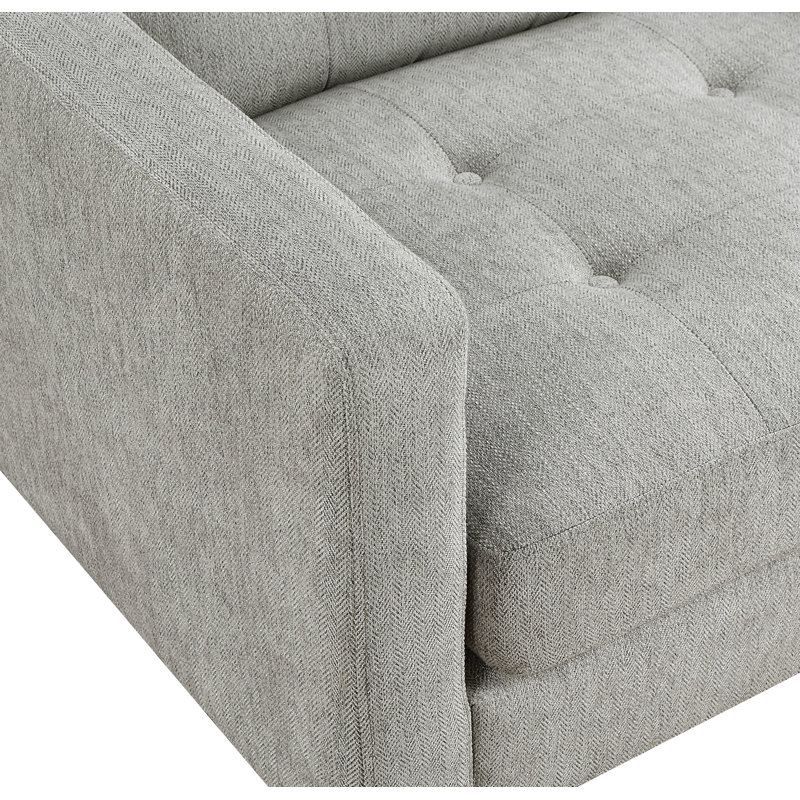 Causeuse Jaimie-Leigh, Polyester fumée