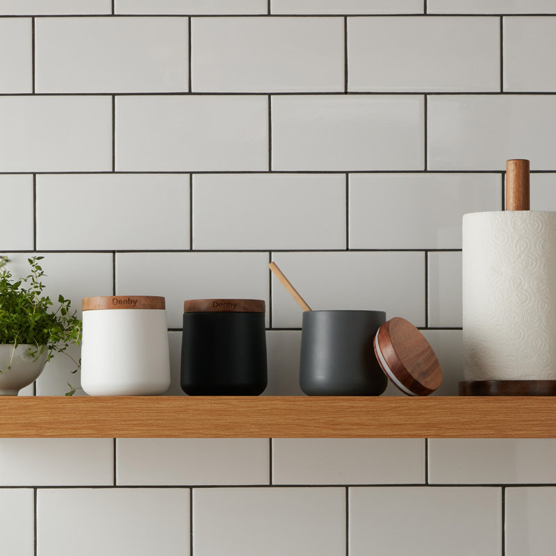 Denby Storage Canister, Mixed, Black