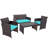 Duplantis 4 - Person Patio Conversation Set with Cushions-1159208788-1076253278