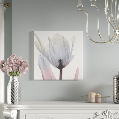 Silver Splash 2 - Wrapped Canvas Print