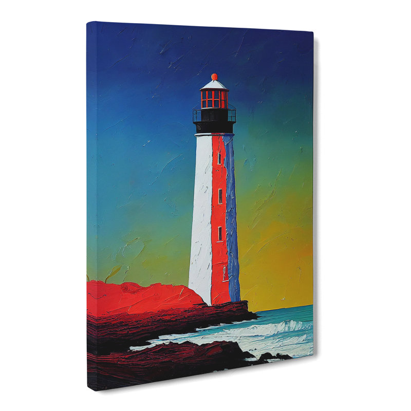 Lighthouse In Colour Vol.1 - Wrapped Canvas, 50cm H x 35cm W x 3cm D