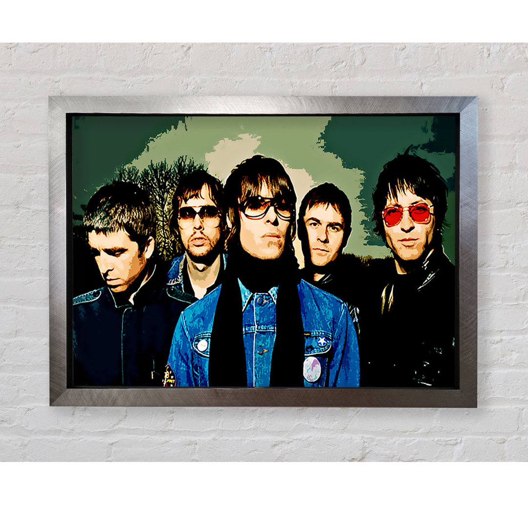 Oasis Pop Art Farbe - Druck