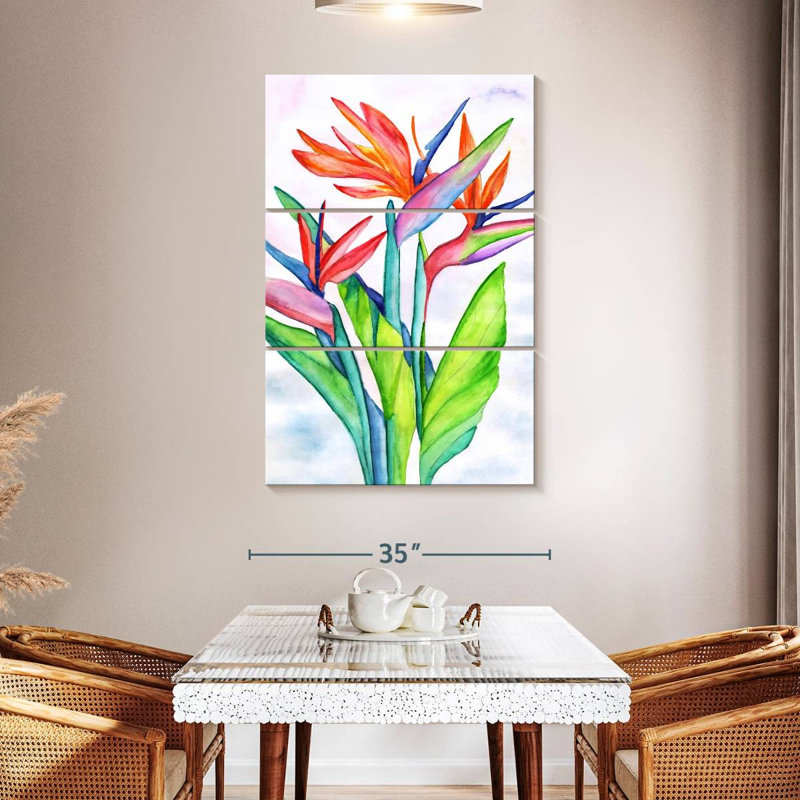 Strelitzias Harnek, H 32 po x l 20 po