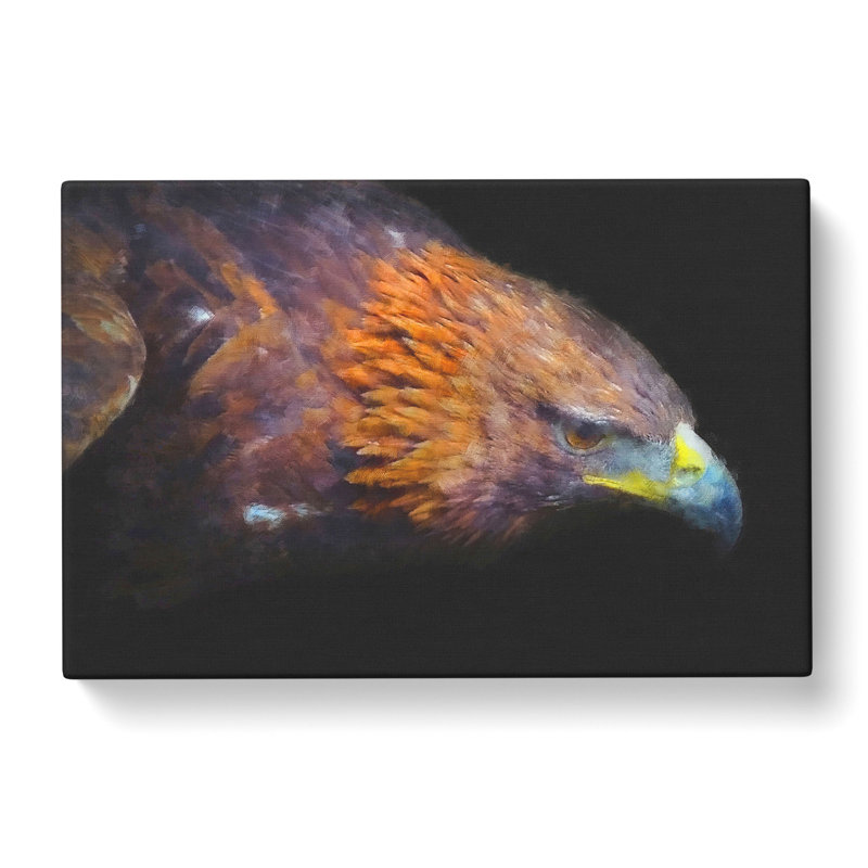 Golden Eagle Vol.3 - Wrapped Canvas Print, 50cm H x 76cm W x 3cm D