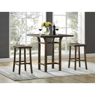 Branon Solid Wood Counter Stool