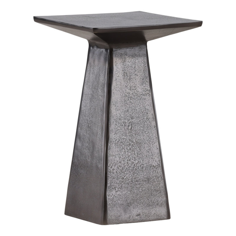 Vernell Side Table Antique Nickel