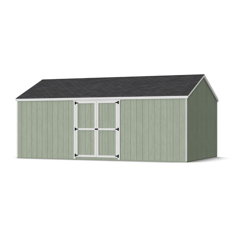 Value Gable Shed With Side Entry, Yes, 106.5'' H x 144'' W x 240'' D