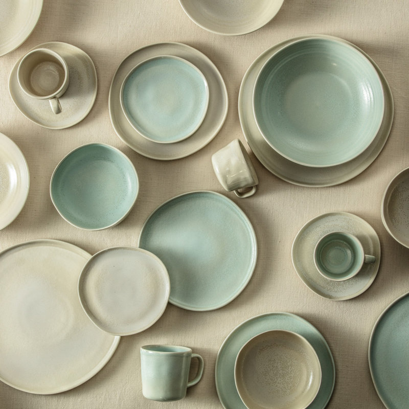 Cloud Terre Collection No 3 Stoneware, 6" Bread Plate, Cypress