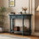 Commode 2 tiroirs 36 po avec tablette ouverte