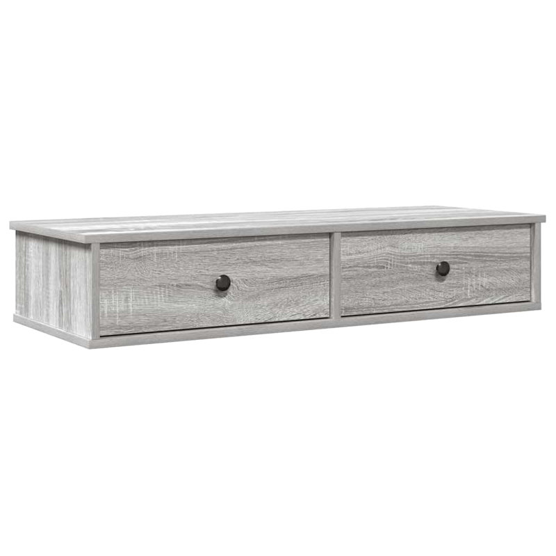 112-9 Wall Mounted Shelf, Grey/Sonoma
