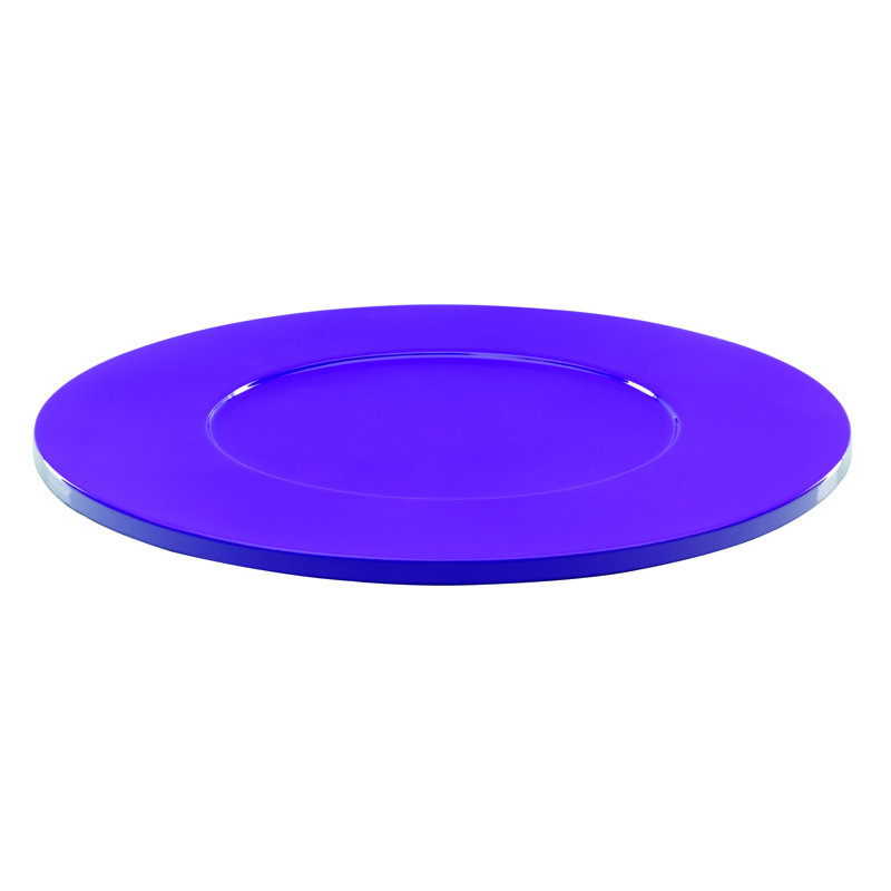 Assiette de présentation Tre - 12 pièces, Violet