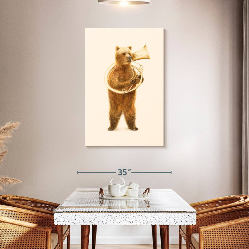 Ketti The Bear And Its Helicon, 45" H x 30" W