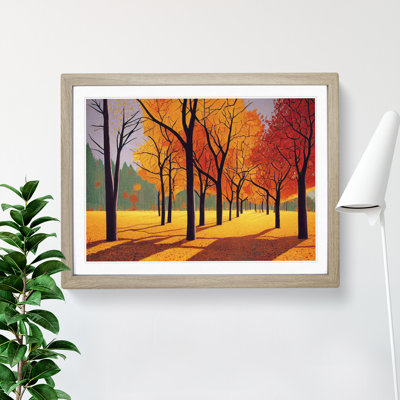 Mesmerizing Autumn Forest - Single Picture Frame Painting