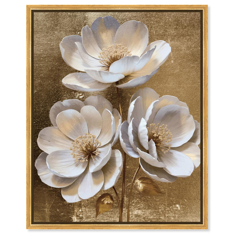 "In Bloom", reproduction d'art sur toile par Art Remedy, H 30 po x l 36 po, Cadre doré