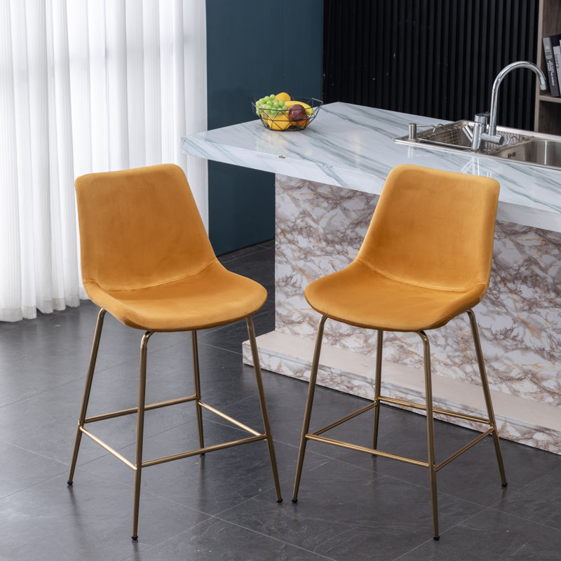 Tabouret de comptoir Osy 26,5, Doré