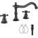 Widespread 2-handle Bathroom Faucet with Drain Assembly