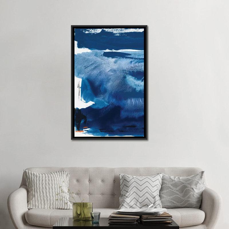 «Amore III» par Sisa Jasper, reproduction sur toile tendue, H 26 po x l 18 po x P 1,5 po, Toile avec cadre noir, Pas de tapis