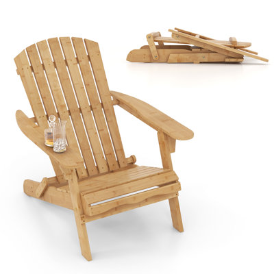 Chung Foldable Outdoor Adirondack Chair