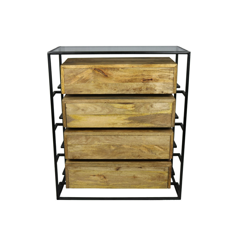 Commode 4 tiroirs Sonia