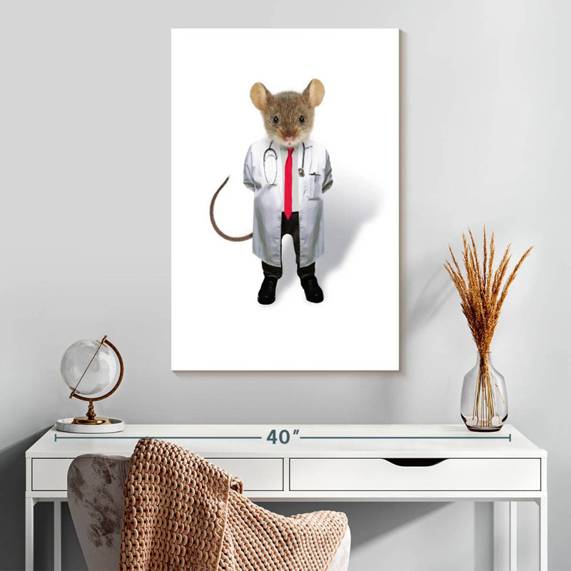Mouse Doctor, 30" H x 20" W