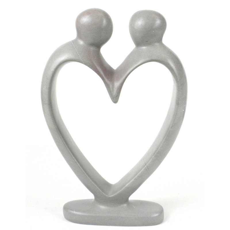 Reagle Abstract Figurines & Sculptures, White, 8" H x 4" W x 3" D