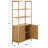 Jaylessa 5 Shelf Wood Bookcase