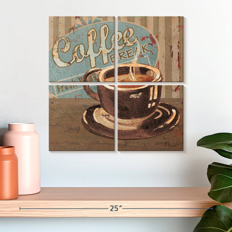 Plaque Tergel Coffee Brew II, H 18 po x l 18 po
