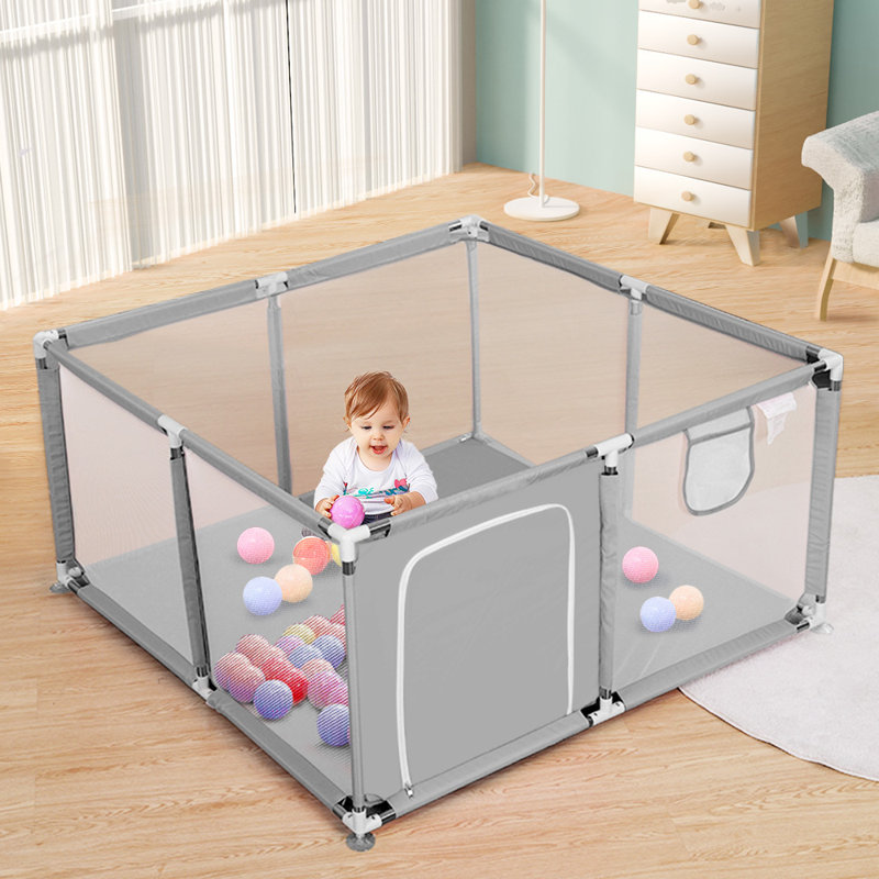 Parc pour bébé, Gris