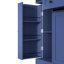 Garde-manger autoportant avec armoire latérale, tablettes de porte et tiroir-2122834571-2133182208
