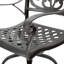 Tabouret de bar pivotant en aluminium moulé