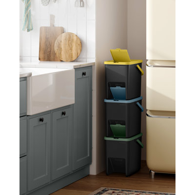 Odour Seal Kitchen Rubbish Bin