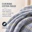 RUVANTI 100% Cotton Flannel Sheets Twin Size 16 inch Deep Pocket, 3 PCs Set, Ethereal Meadow-137575543-137575550