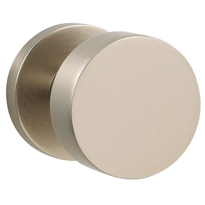 Contemporary Privacy Door Knob with Contemporary Round Rose