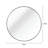24 Inch Black Metal Framed Round Bathrrom Mirror For Wall.(W2203P182012)-751468429-751468427