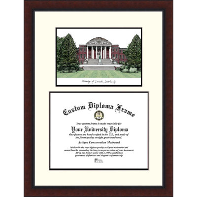 NCAA Louisville Cardinals Legacy Scholar Diploma Frame