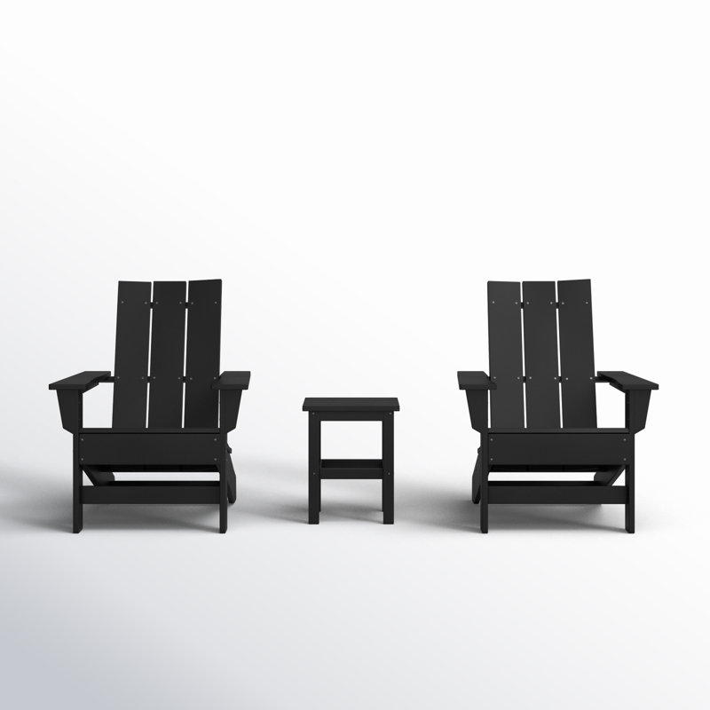 Ratcliff 3 Piece Seating Group, Black